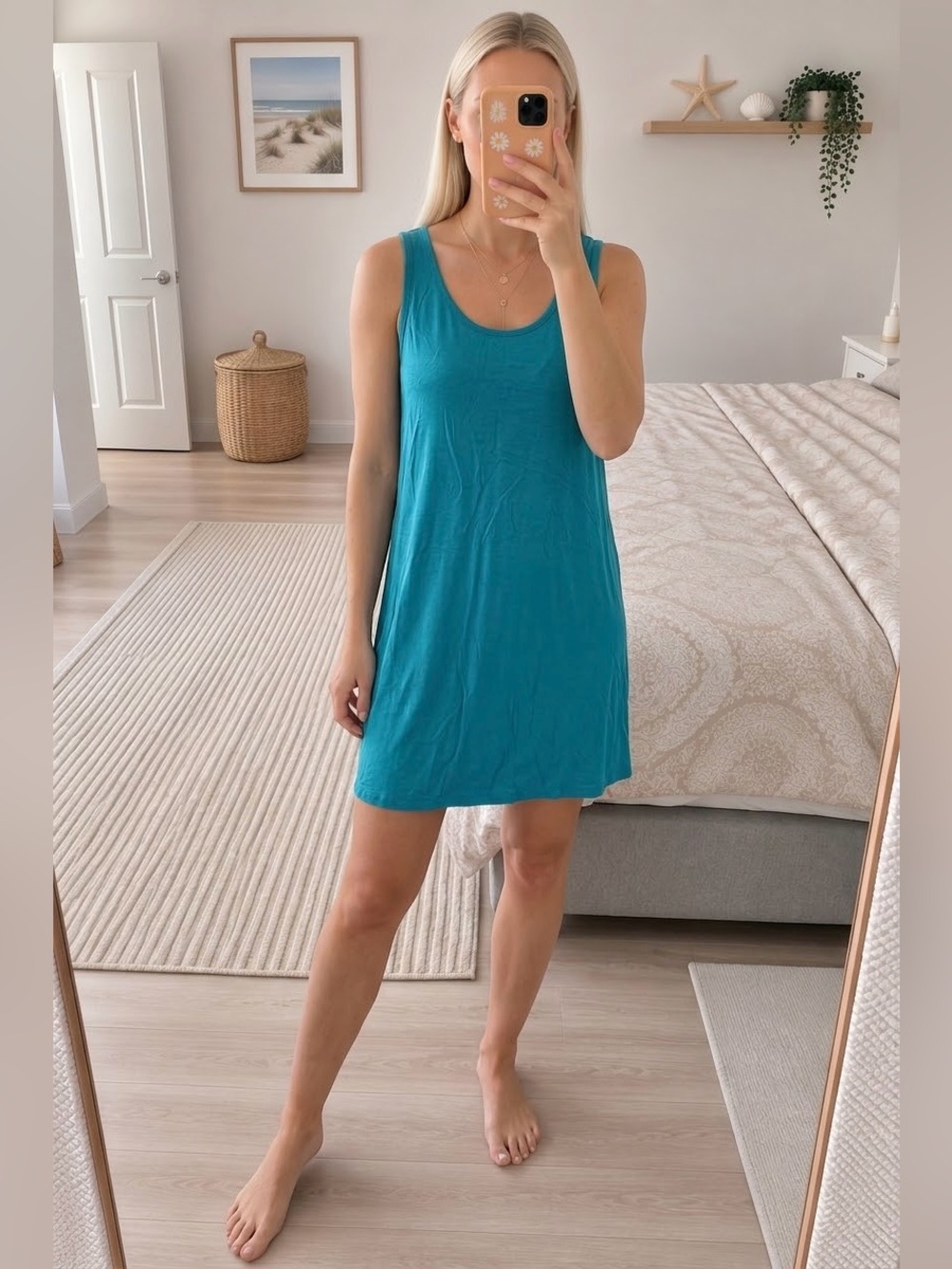 Teal dress